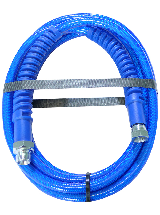 Flexible pu confort bleu | 4 m | diam. 6 mm | f 1/4 - m 3/8