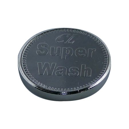 100 jetons  | laiton nickelés  | diam. 22 mm