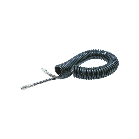 Tuyau spiralé pour pistolet soufflette | noir | 8 m | mf 1/4