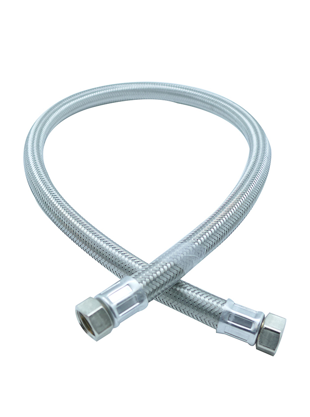 Flexible tressé inox | 1,28 m | diam. 16 mm | ff 1/2