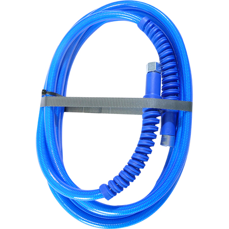 Flexible pu confort bleu | 4,20 m | diam. 6 mm | ff 1/4 + manchette Flexible pu confort bleu | 4,20 m | diam. 6 mm | ff 1/4 + manchette