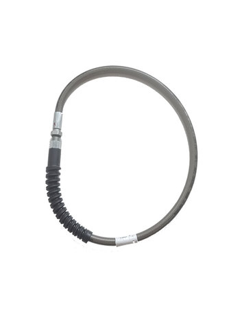 Flexible pu confort noir | 1,30 m | diam. 6 mm | f 1/4 - m 1/4 + manchette