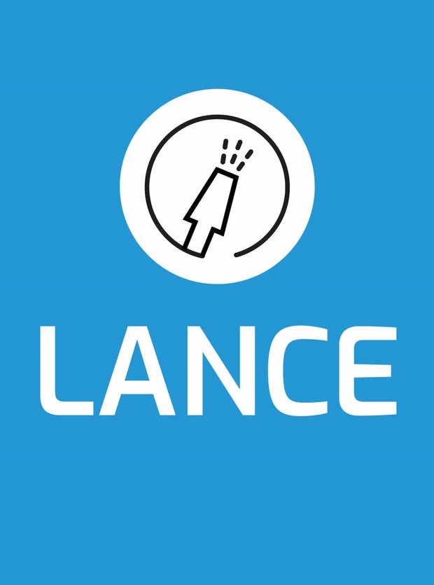 Panneau hp | lance | bleu