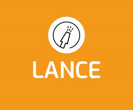 Panneau hp | lance | orange