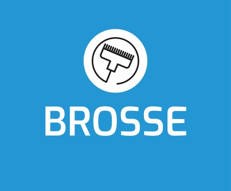 Panneau hp | brosse | bleu