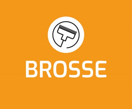 Panneau hp | brosse | orange