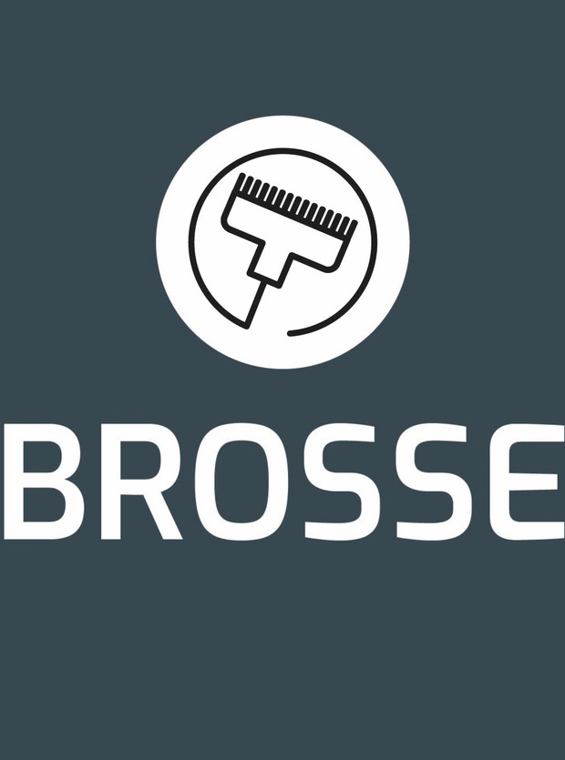 Panneau hp | brosse | gris foncé