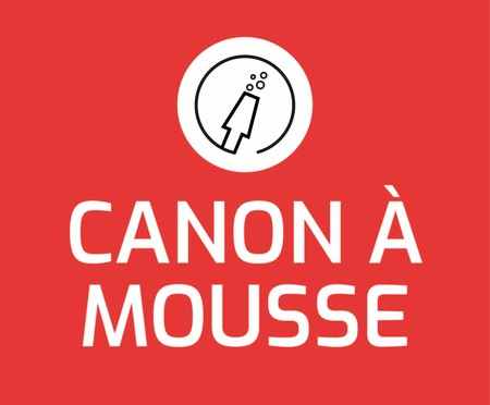 Panneau hp | canon à mousse | rouge