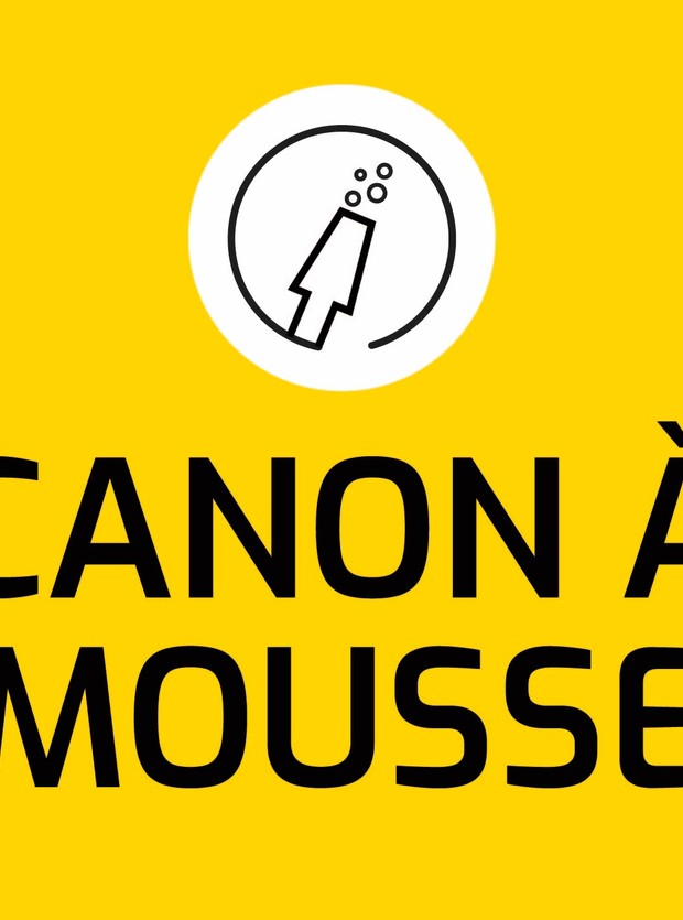 Panneau hp | canon à mousse | jaune